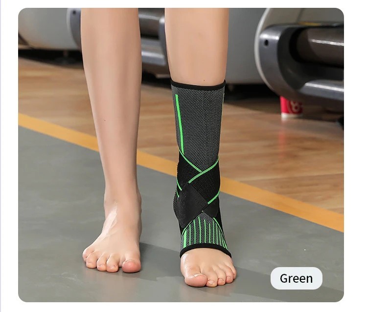 Elastic Ankle Brace Protector Sports Gym Fitness Support Belt.