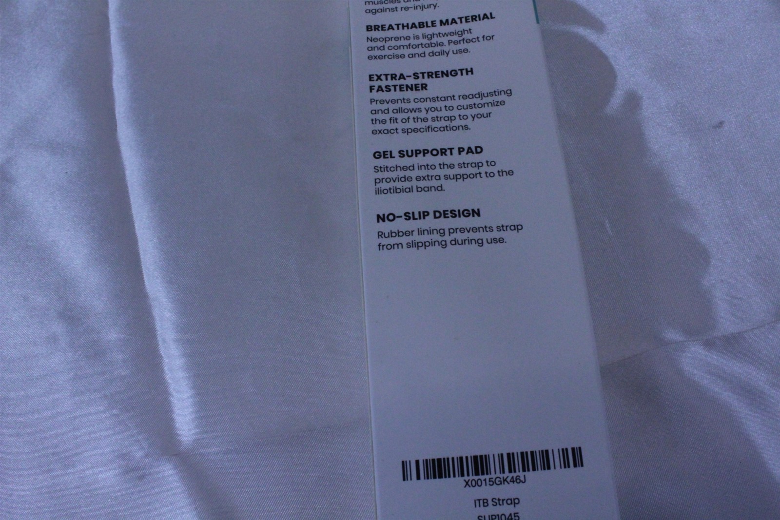 Neoprene ITB Support Strap Right or Left Leg with Gel Support Pad Lot of 2