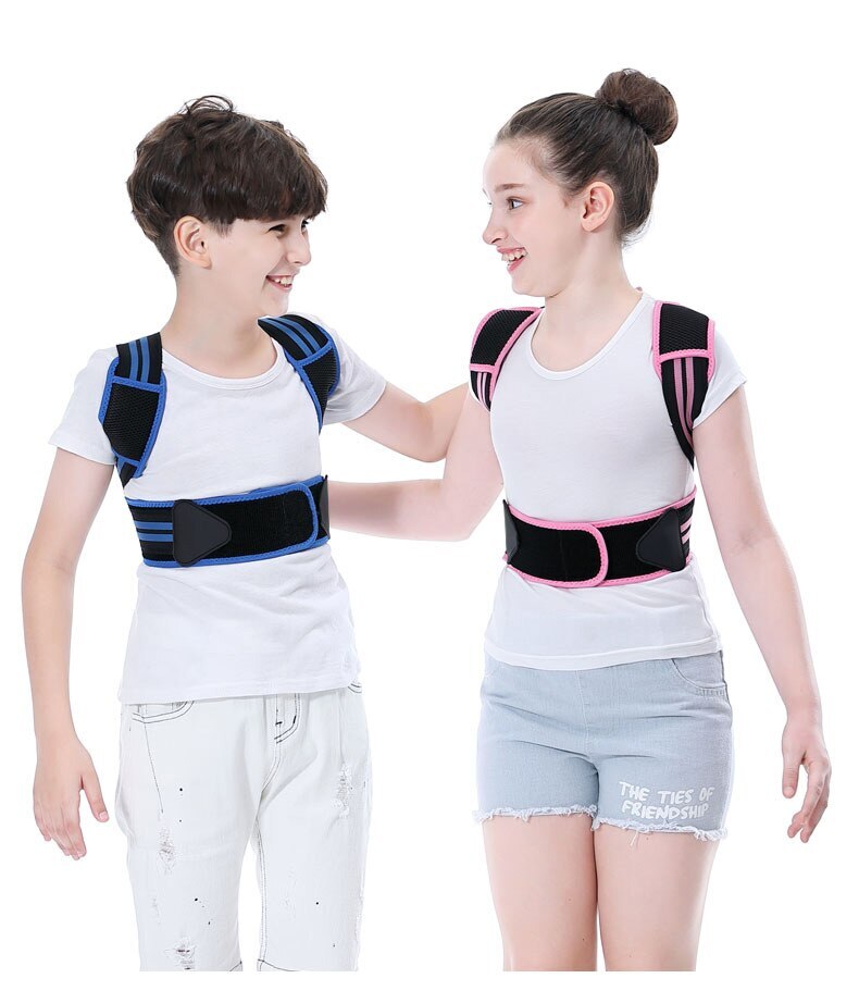Adjustable Children Posture Corrector Back Support Belt Spine Back Lumbar Braces