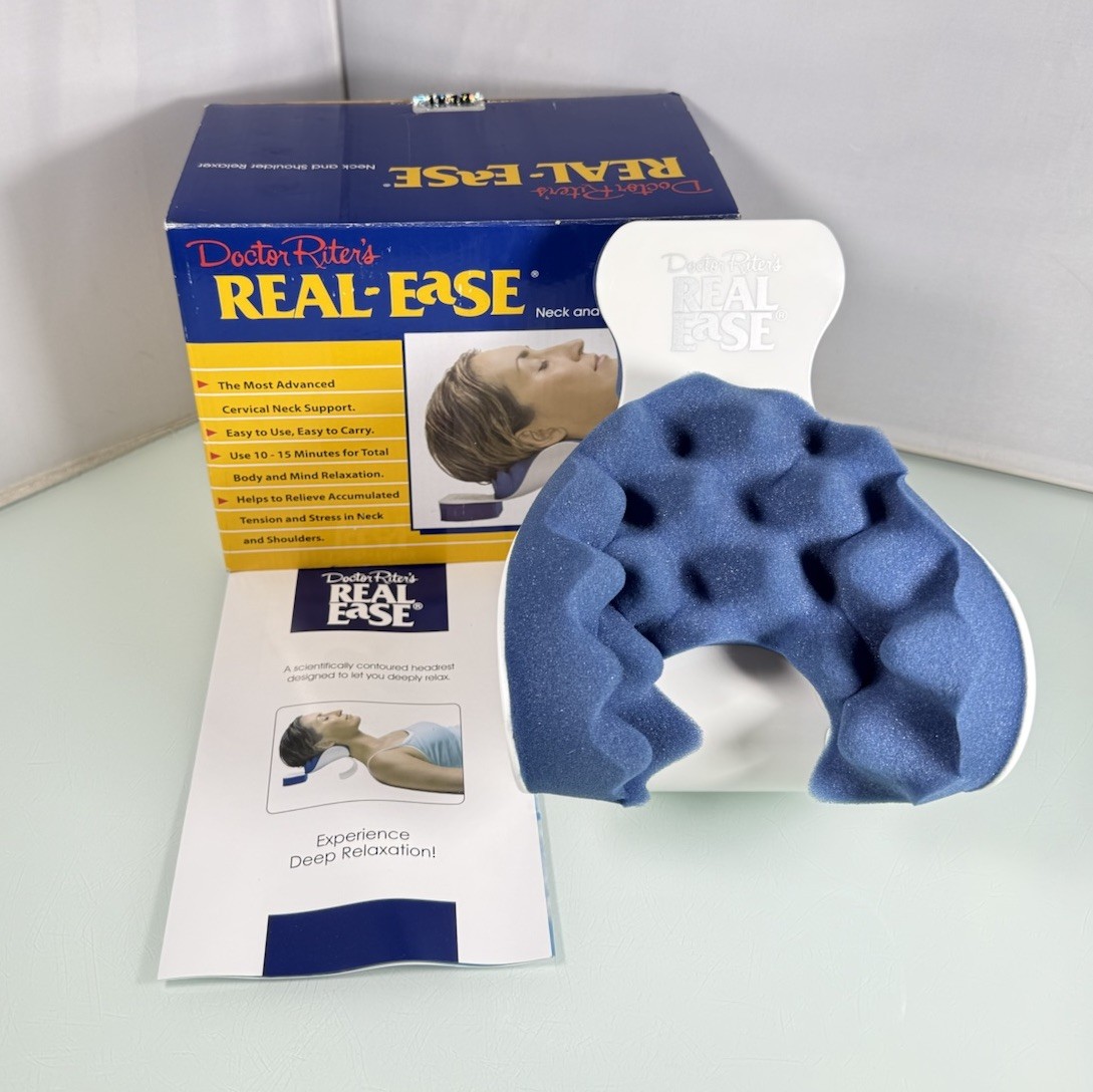 Doctor Riter’s Real Ease Neck Shoulder Relaxer Cervical Support – New & Improved