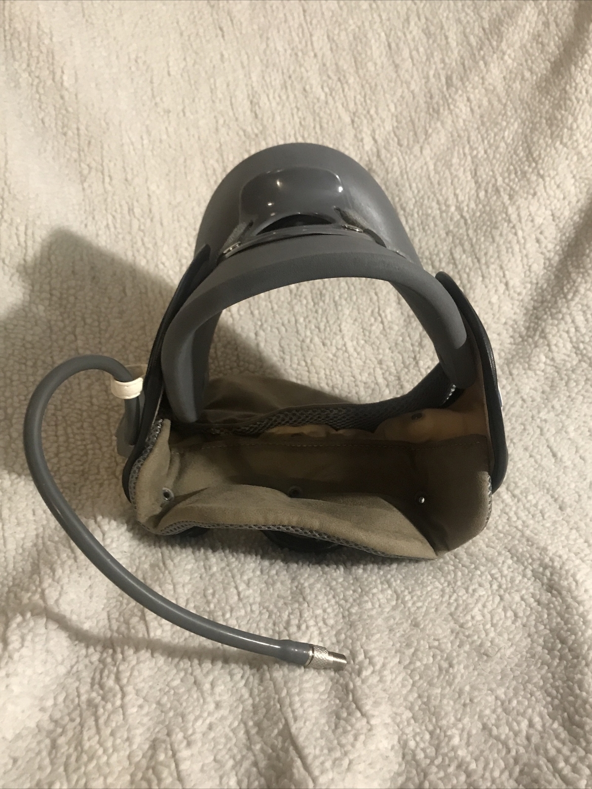 LEAMAI-Standard Cervical Neck Traction Device, Collar,GRAY/WHI w/o Pump