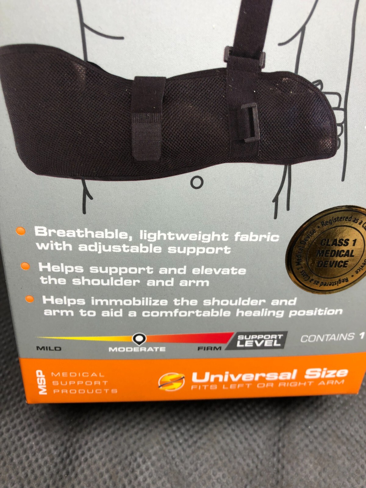 Neo G Airflow Breathable Arm Sling One Size UNIVERSAL- 1.0 ea NEW FREE SHIPPING
