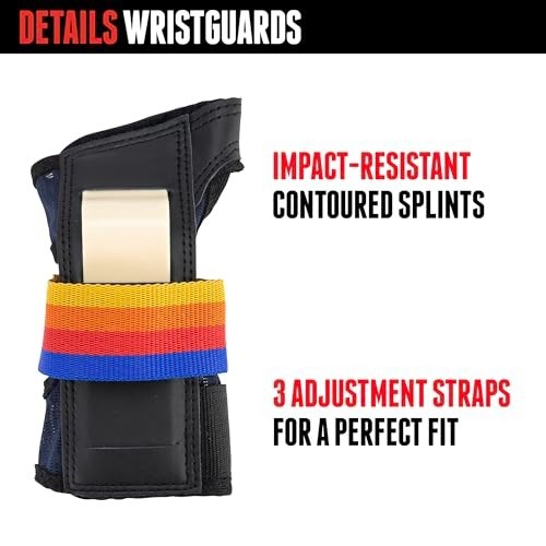 Triple Eight Saver Series 3-Pk Pad Set Knee Elbow Wrist Skateboard Junior Sz