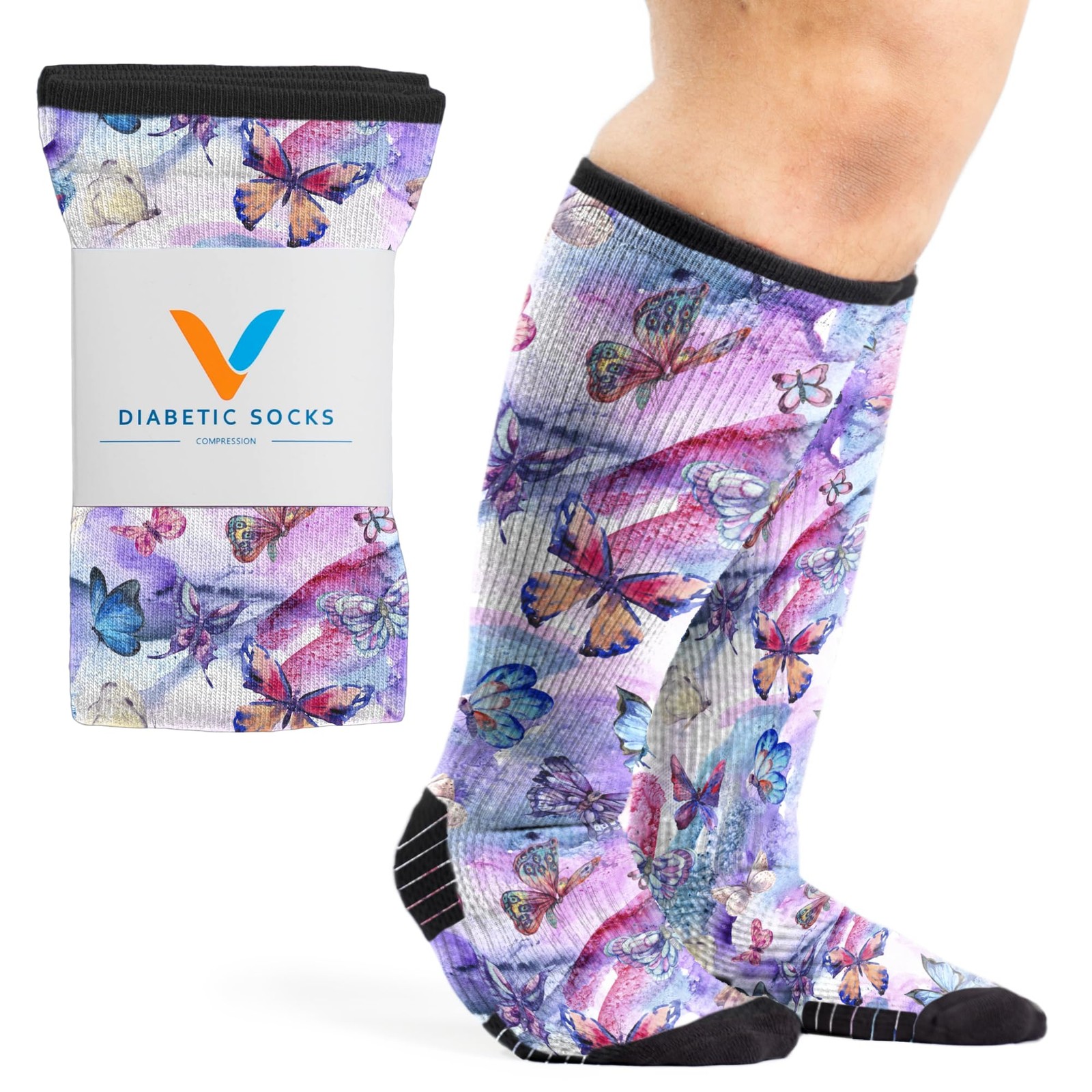 Viasox Compression Socks for Women and Men Knee High Socks 12-15 mmhg Circula…