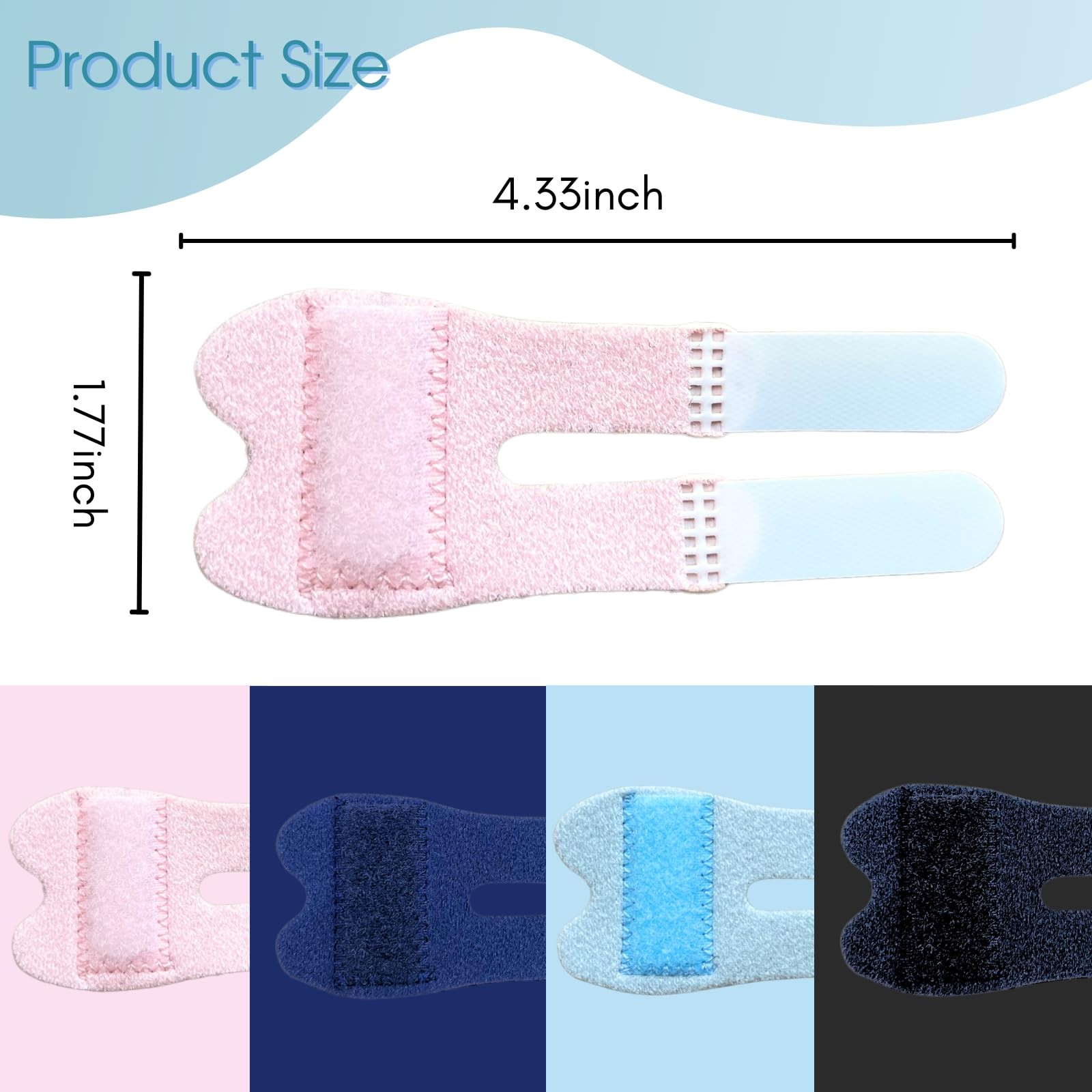 5 Pcs Thumb Finger Splint,Trigger Splints,Finger Small, Pink