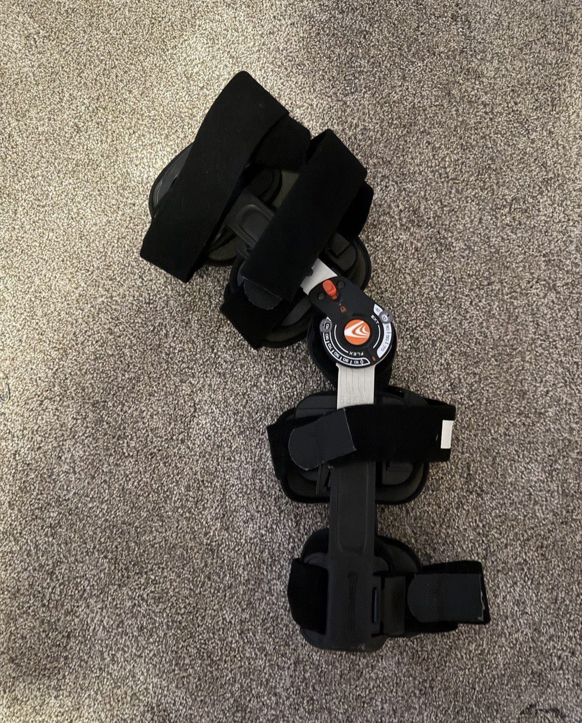 Adjustable Hinged Knee Brace Support w/ Dial Hinge, One Size, Black