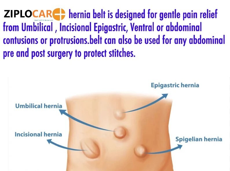 Umbilical Hernia Support Belt Belly Button Hernia Navel Truss Brace with Foam