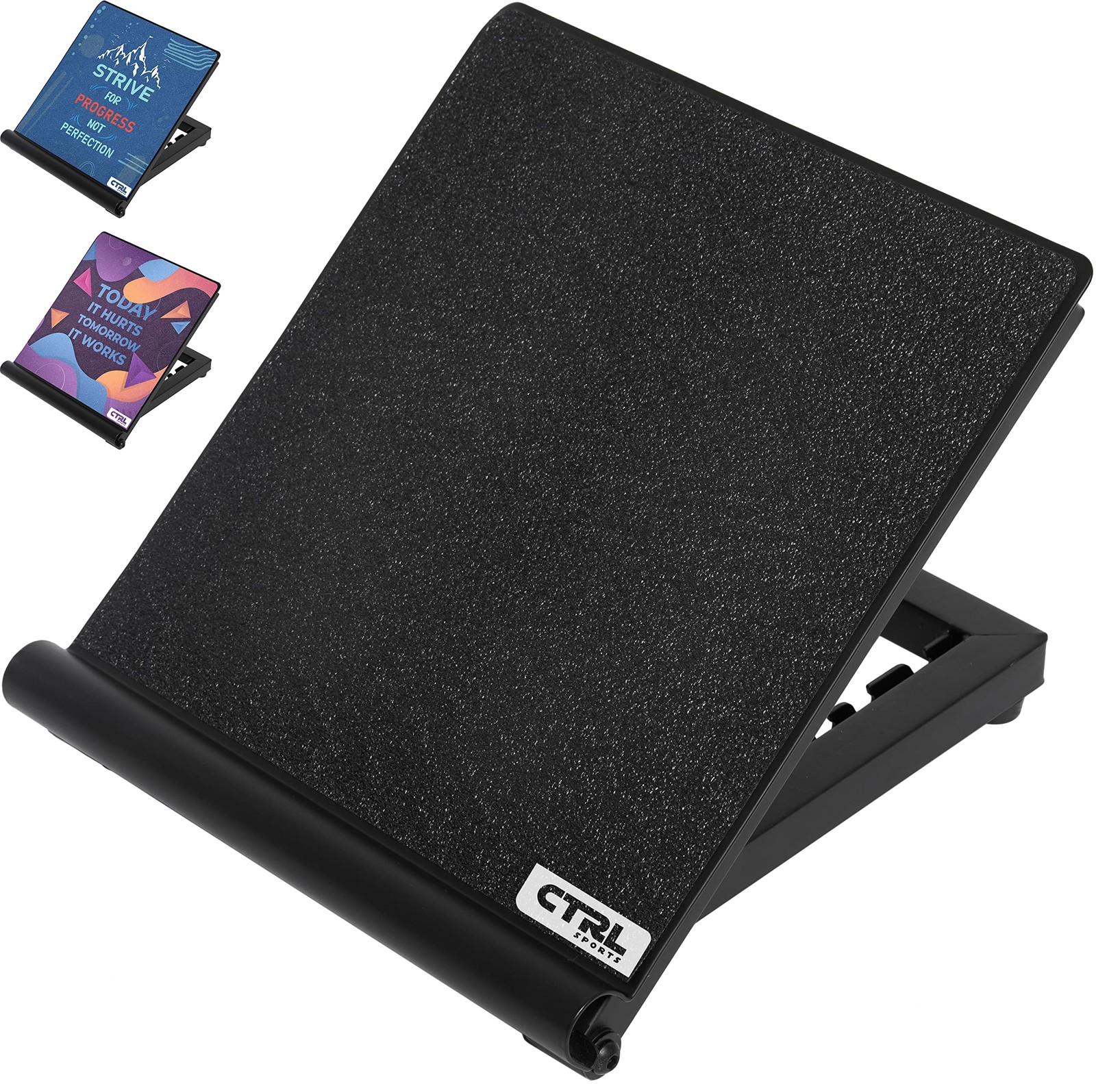 Calf Stretcher Slant Board – 14.96 x 13.78 x 3.39 Inch, Black