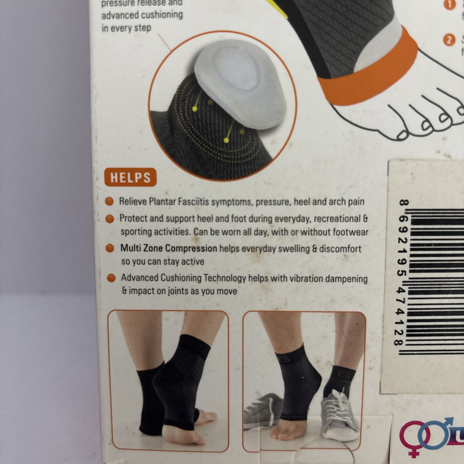 Neo G Support Medical & Lifestyle Size M Plantar Fasciitis Daily Support Relief