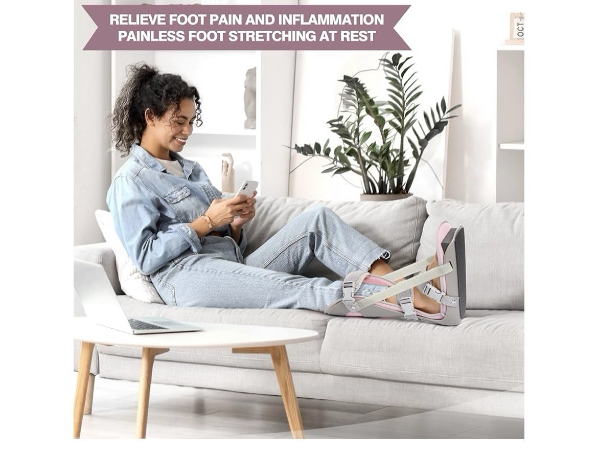 Medibot Pink Medium Plantar Fasciitis Adjustable Support Splint Brace Boot