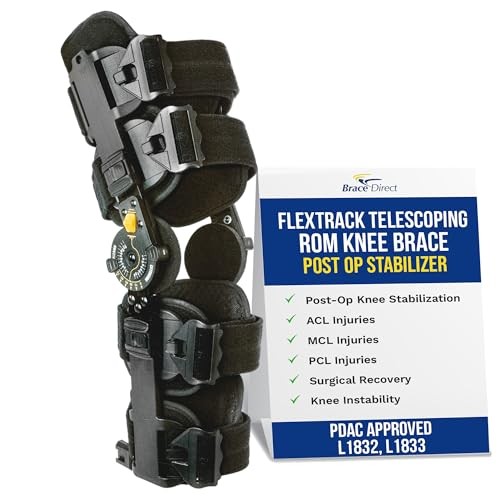 FlexTrack ROM Telescoping Post Op Knee Brace L1832 L1833
