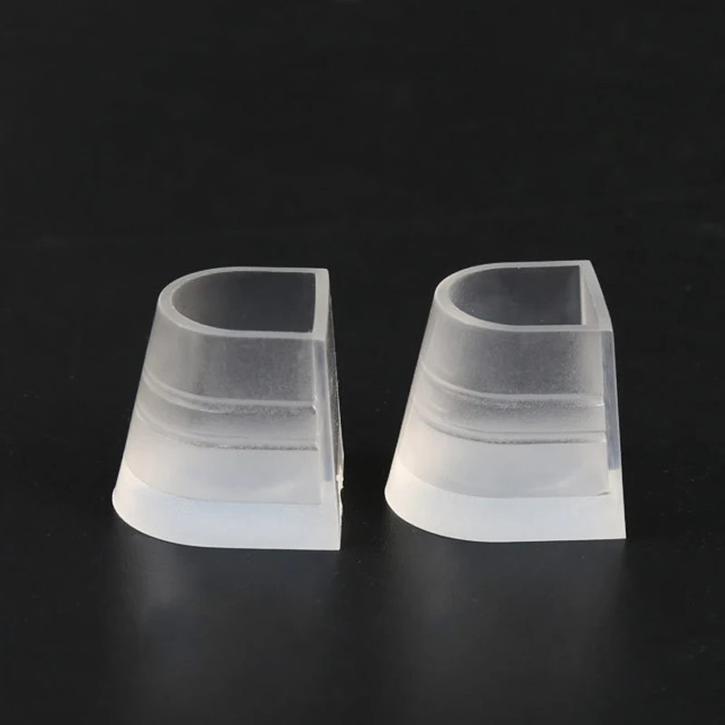 2 Pcs Silicone High Heel Protector Anti-Slip Latin Dance Shoes Covers Wedding