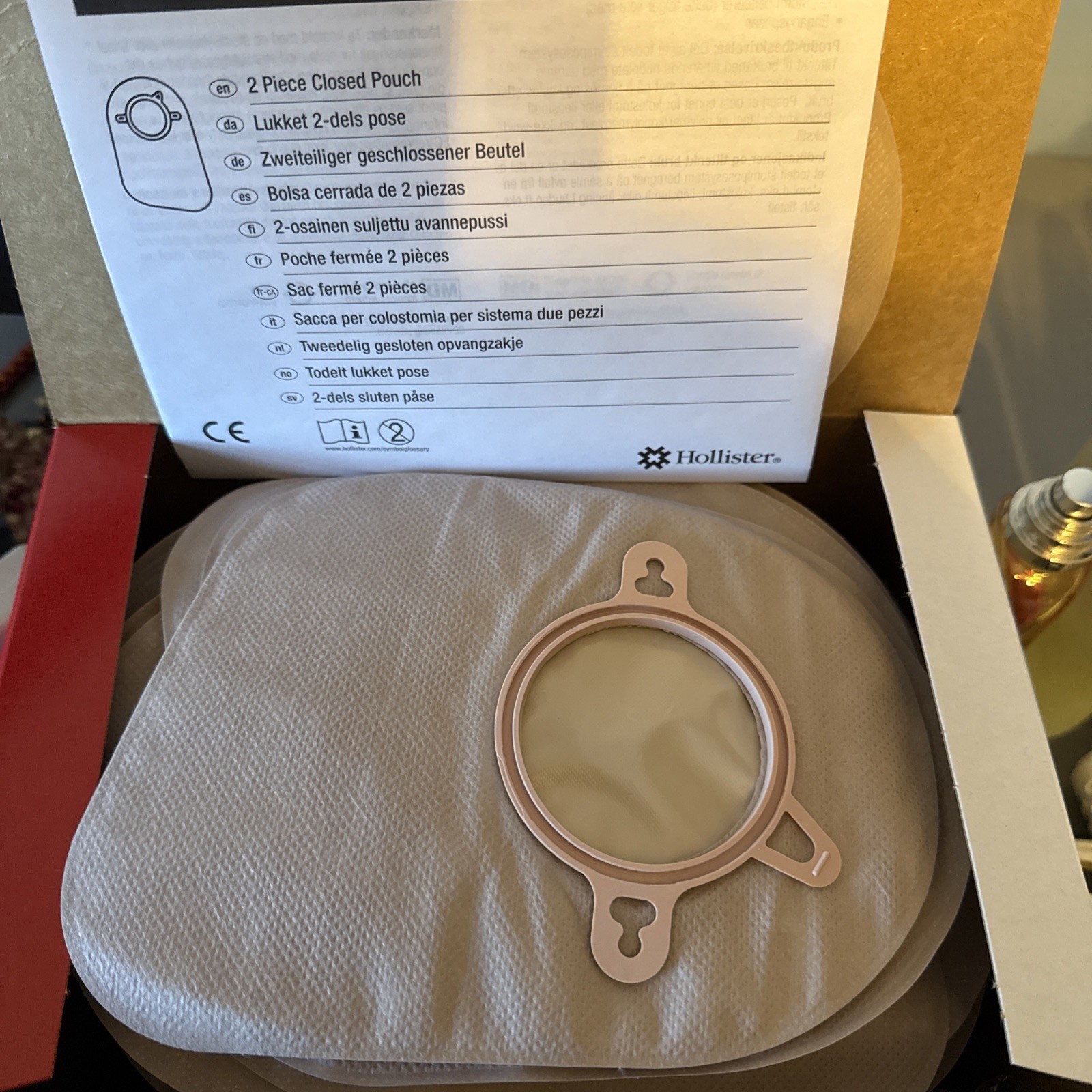 60 Hollister Image Two-Piece Closed Mini Pouch’s 2.25” Flange, 7”L FREE S/H
