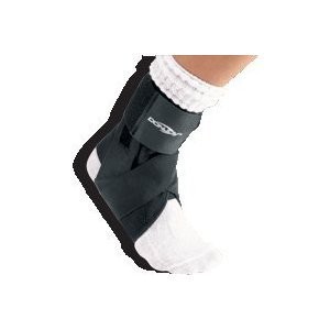 DonJoy Stabilizing Ankle Brace Black X large 14″-15″ Features Nonstretch Nylon F