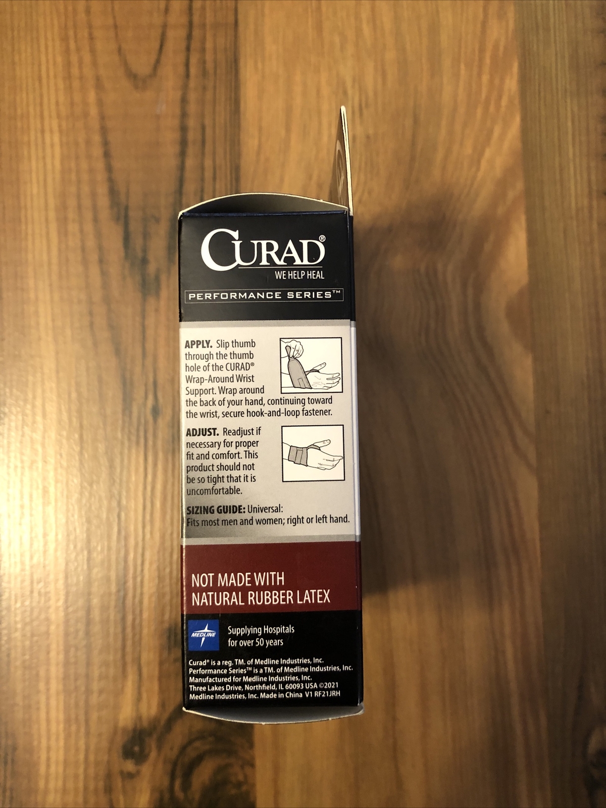 Curad Performance Series Wrist Support Neoprene New