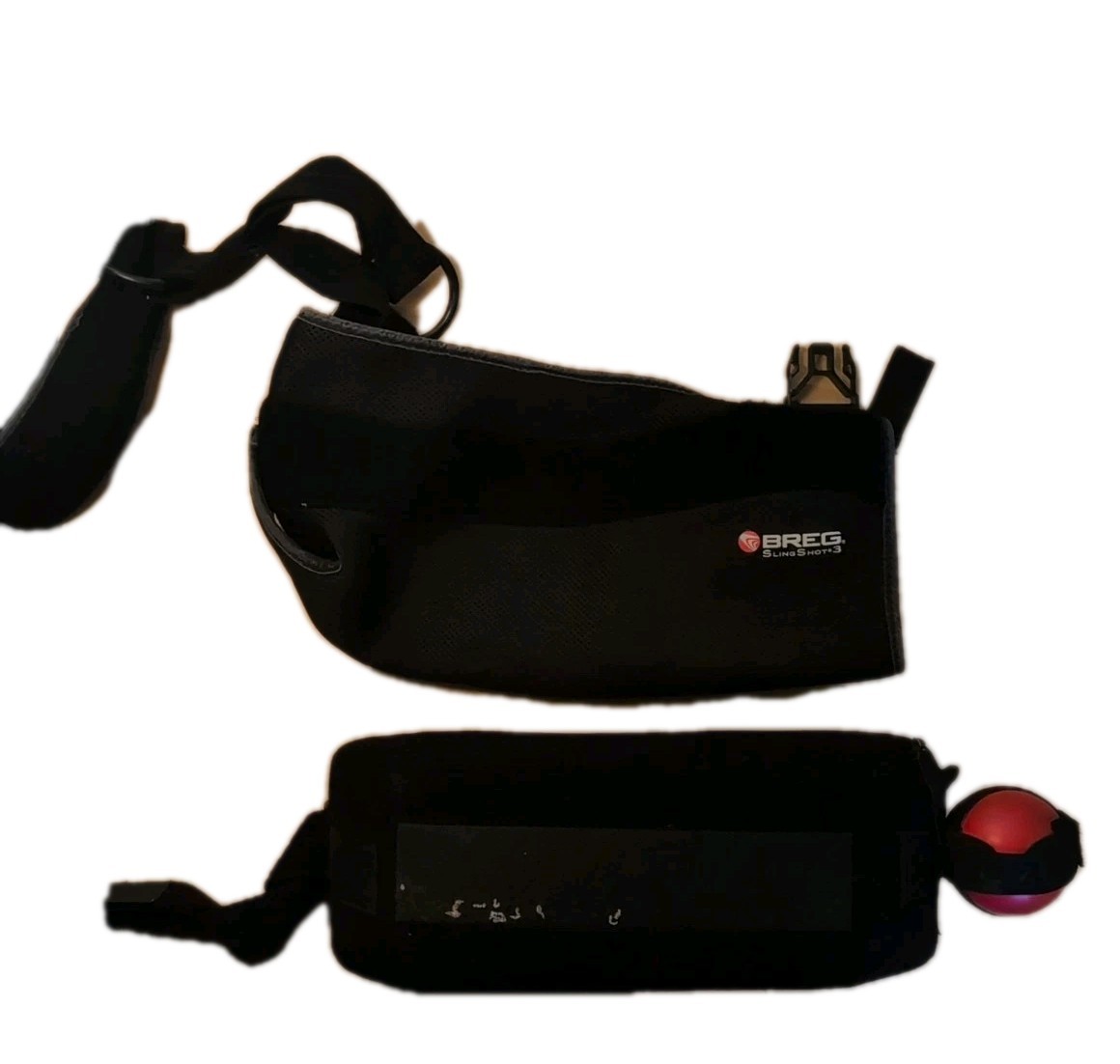 Breg Slingshot 3 Orthopedic Shoulder Brace Large R/L Shoulder w Exercise Ball