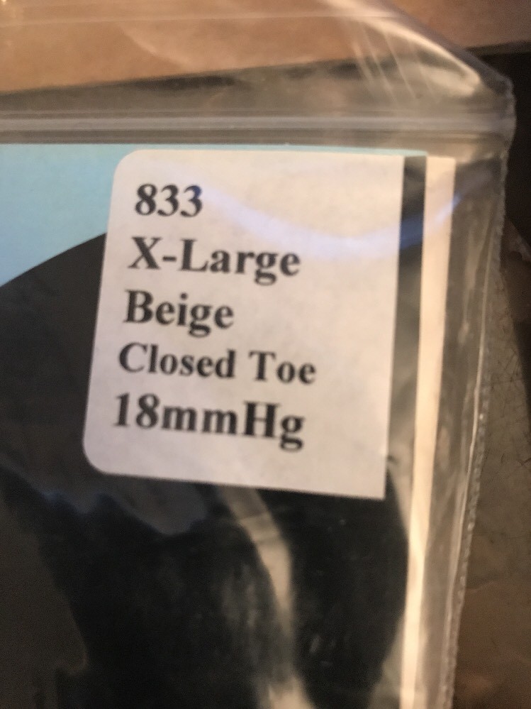 Anti Embolism THIGH Stockings 18mmHg Compression CLOSED Toe Supports Surgery