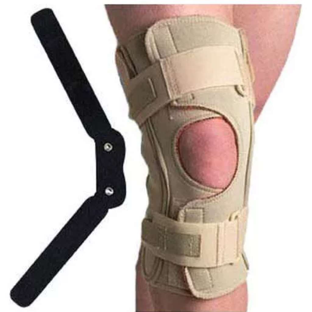 Thermoskin Dual Pivot Hinged Knee Wrap (Beige) 5X Large