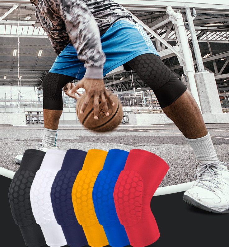 Crashproof Protective Gear Youth Men Basketball Knee Pads Compression Leg Sleeve