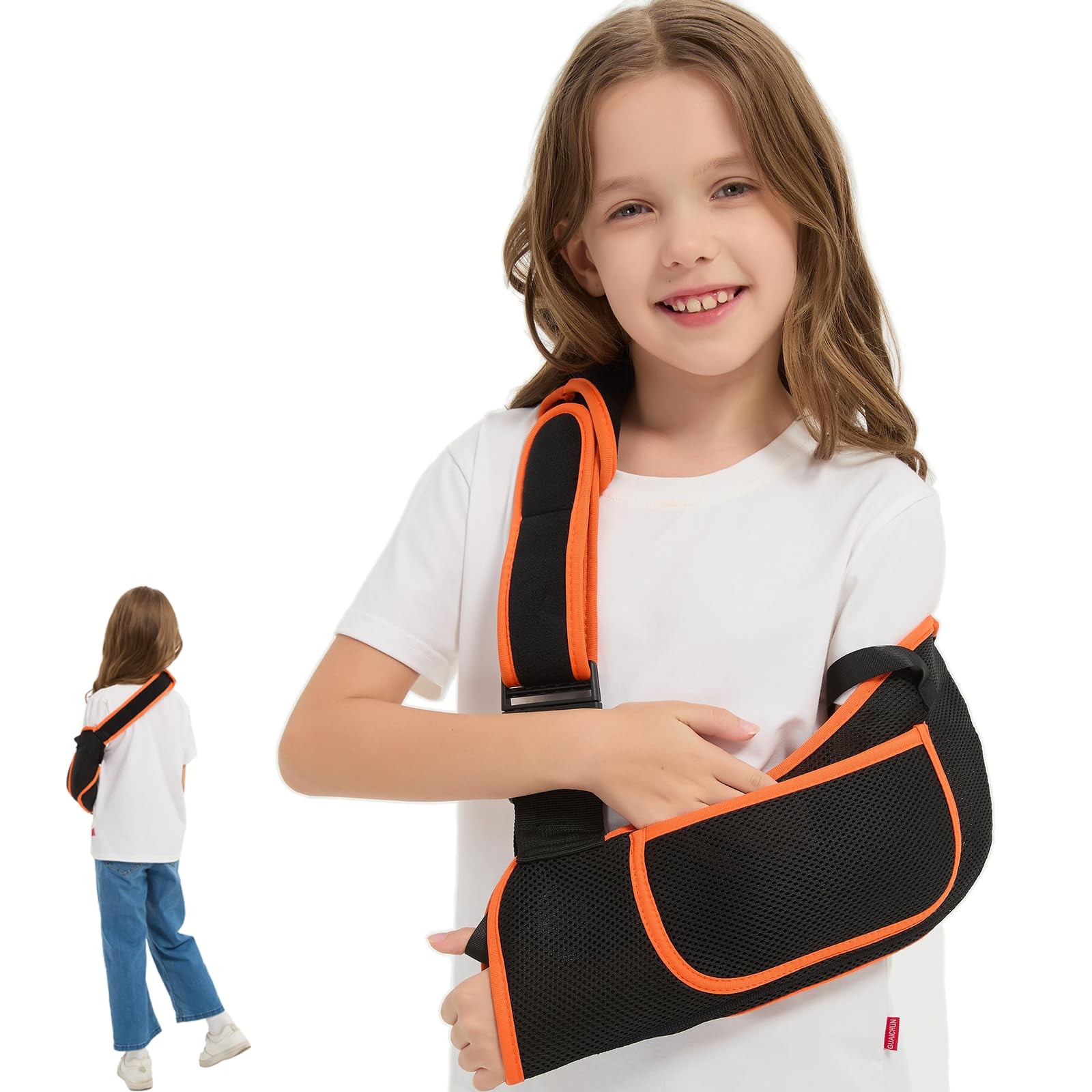 Arm Sling For Kids Enhanced Size Adjustable Support Elbow Wrist Injury Small