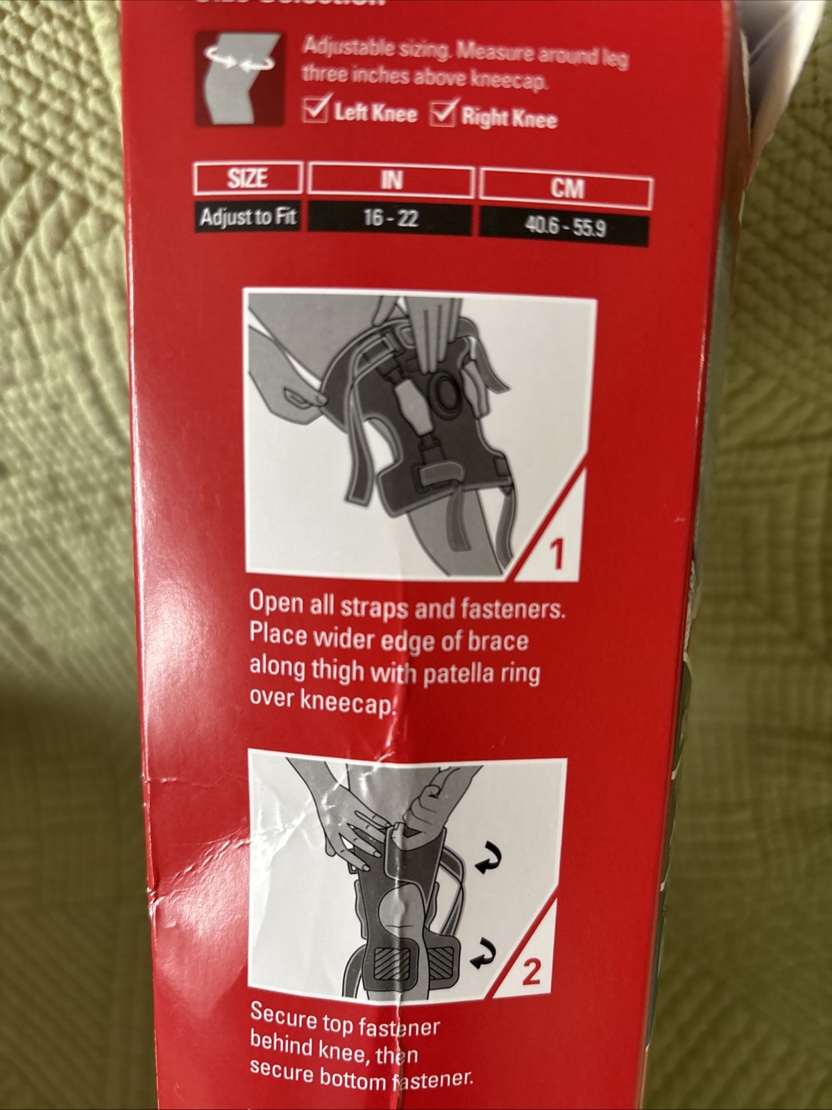 ACE Stabilizing Hinged Knee Brace Left or Right Knee – Unused open box