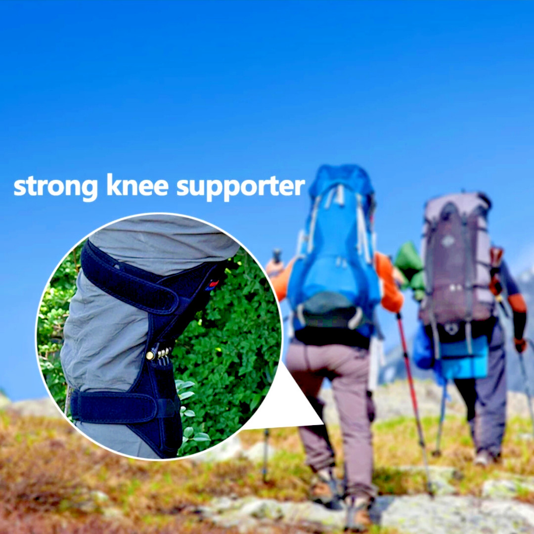 Adjustable Heavy Duty Knee Brace Support with Spring System Joint Pain Relief