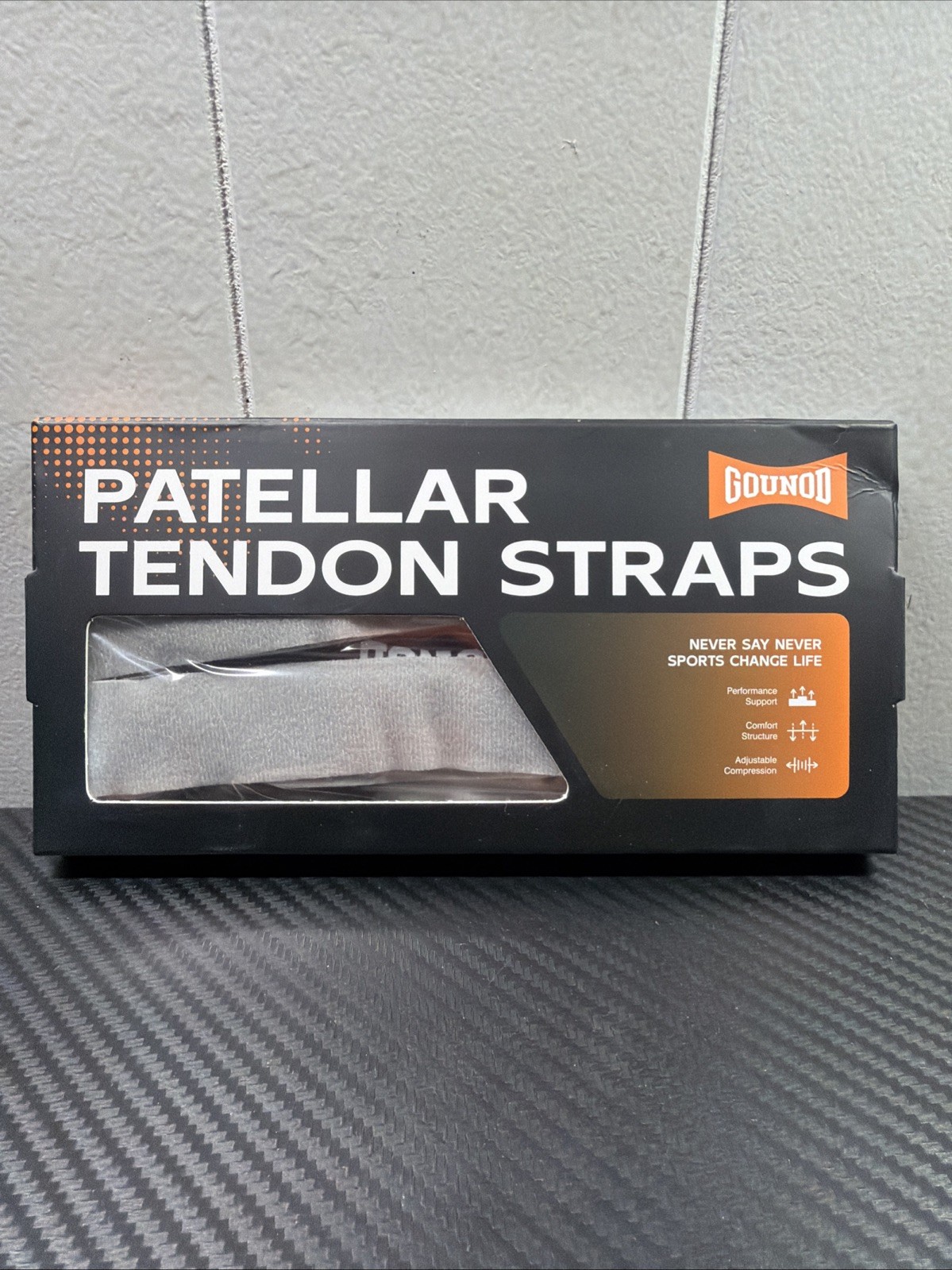 GOUNOD Patellar Tendon Support Strap 2 Pack,Knee Strap for Knee Pain Relief R4