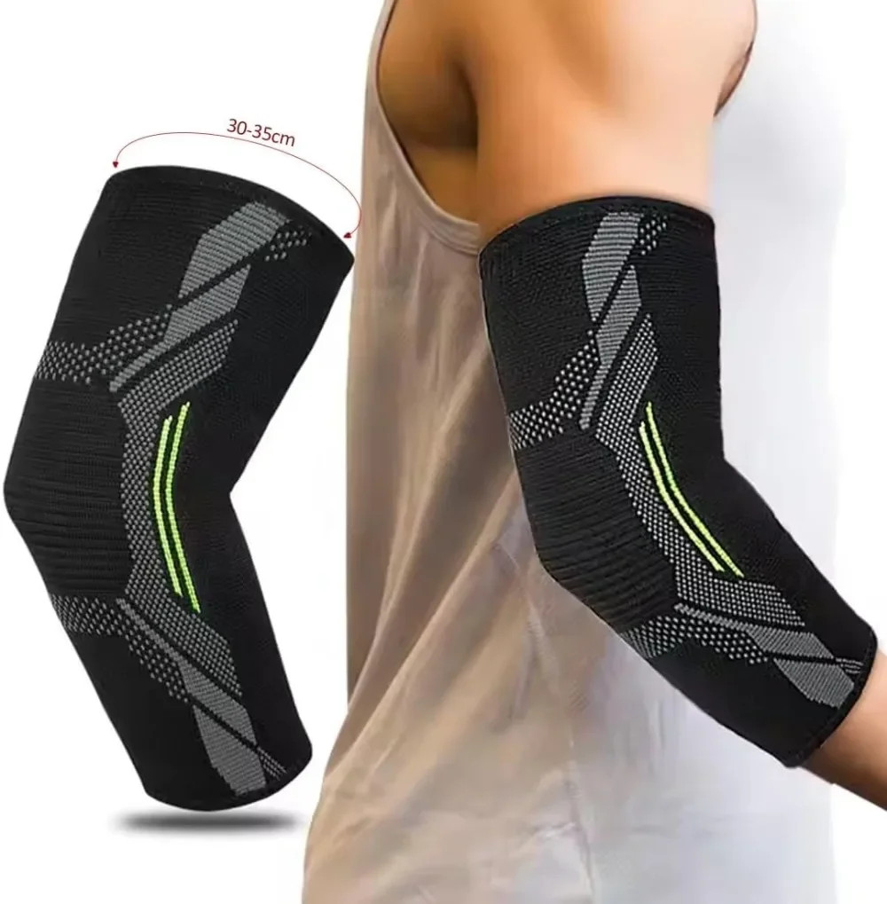 2PC Adjustable Elbow Support Sleeve Single Arm Sleeve For Tennis Elbow Golfer’S