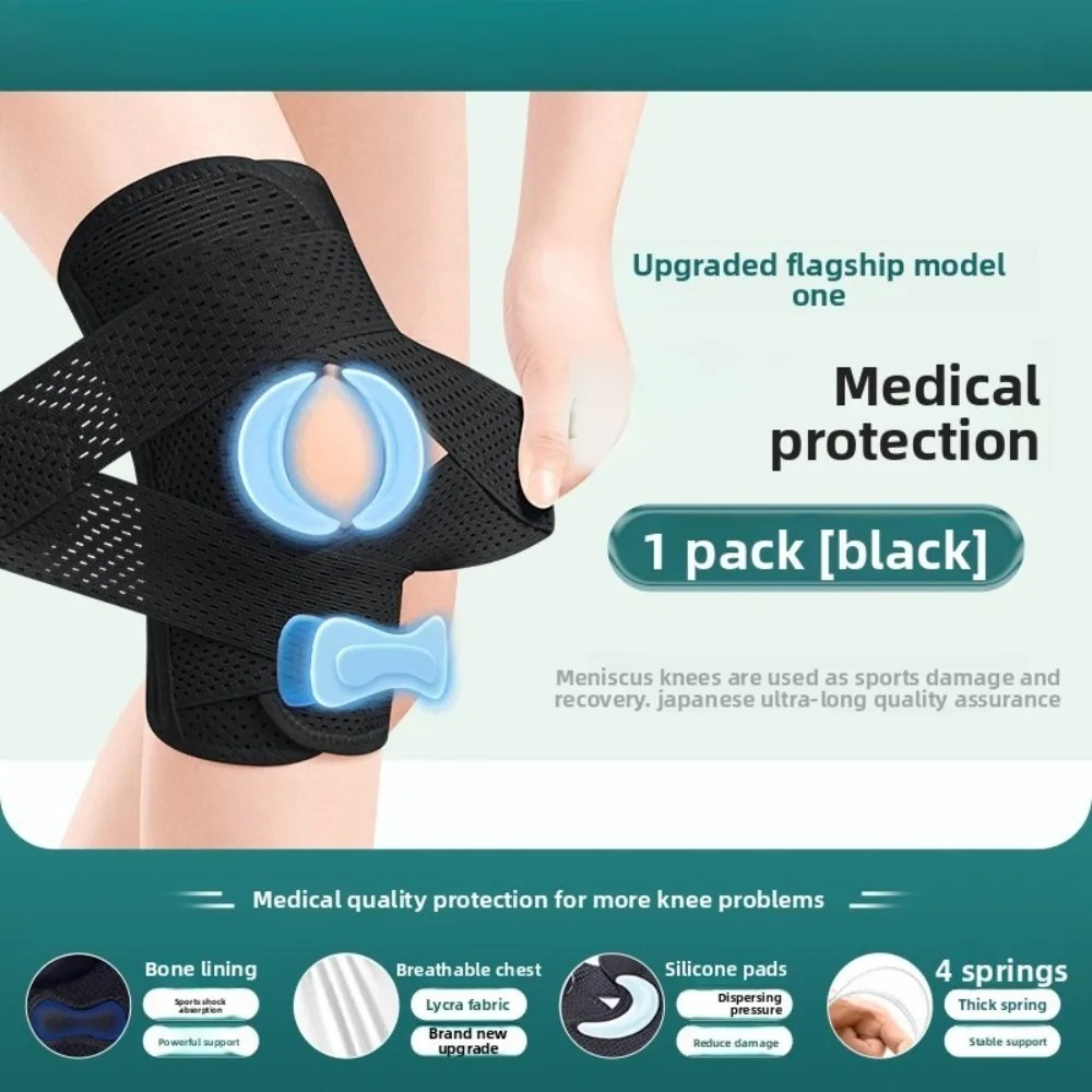 Bareform Knee Brace for Meniscus Support – Adjustable, Patella Stabilizer, Pain
