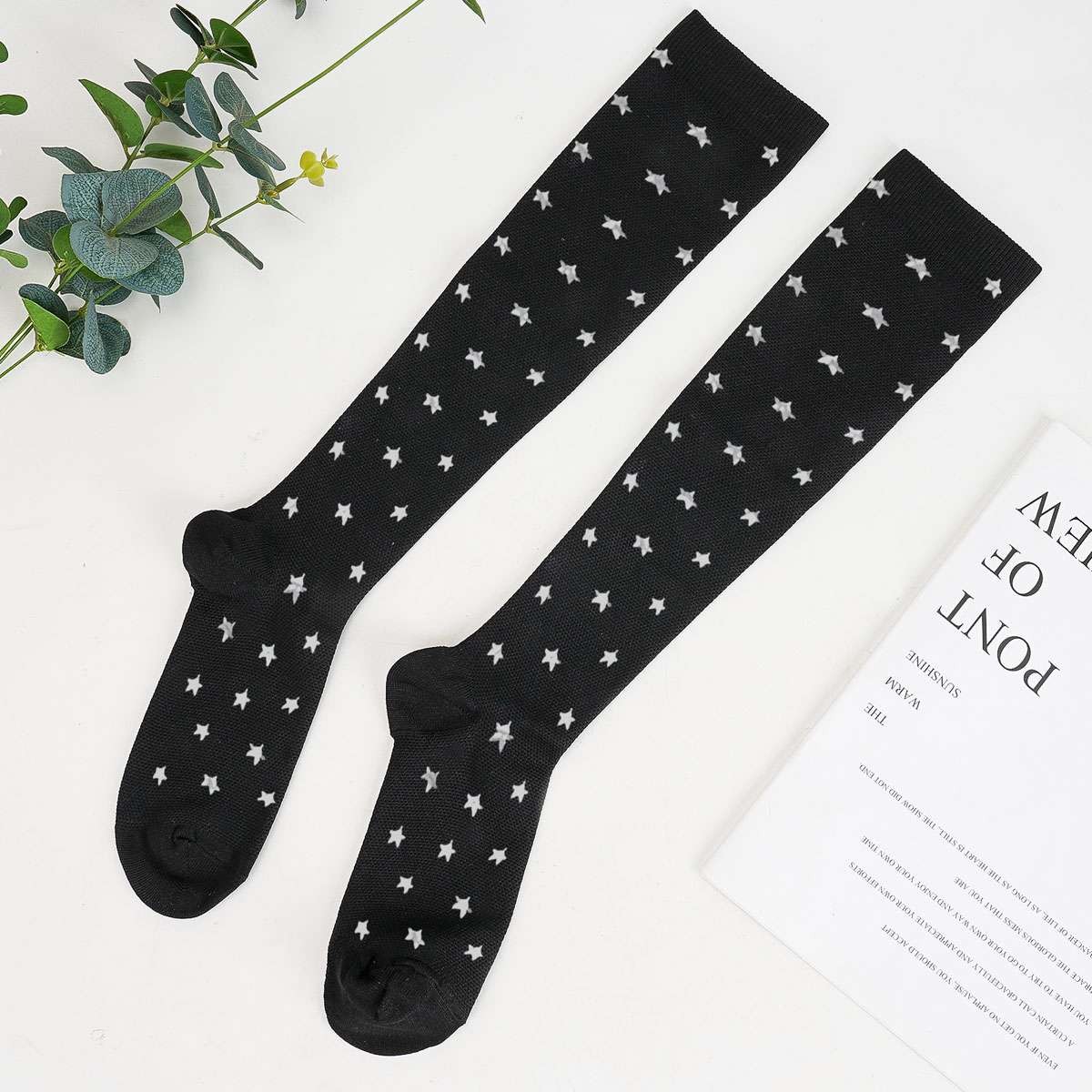 Compression Socks- 15-20 mmHg Knee High for Men & Women, Medical Grade,S/M~L/XL