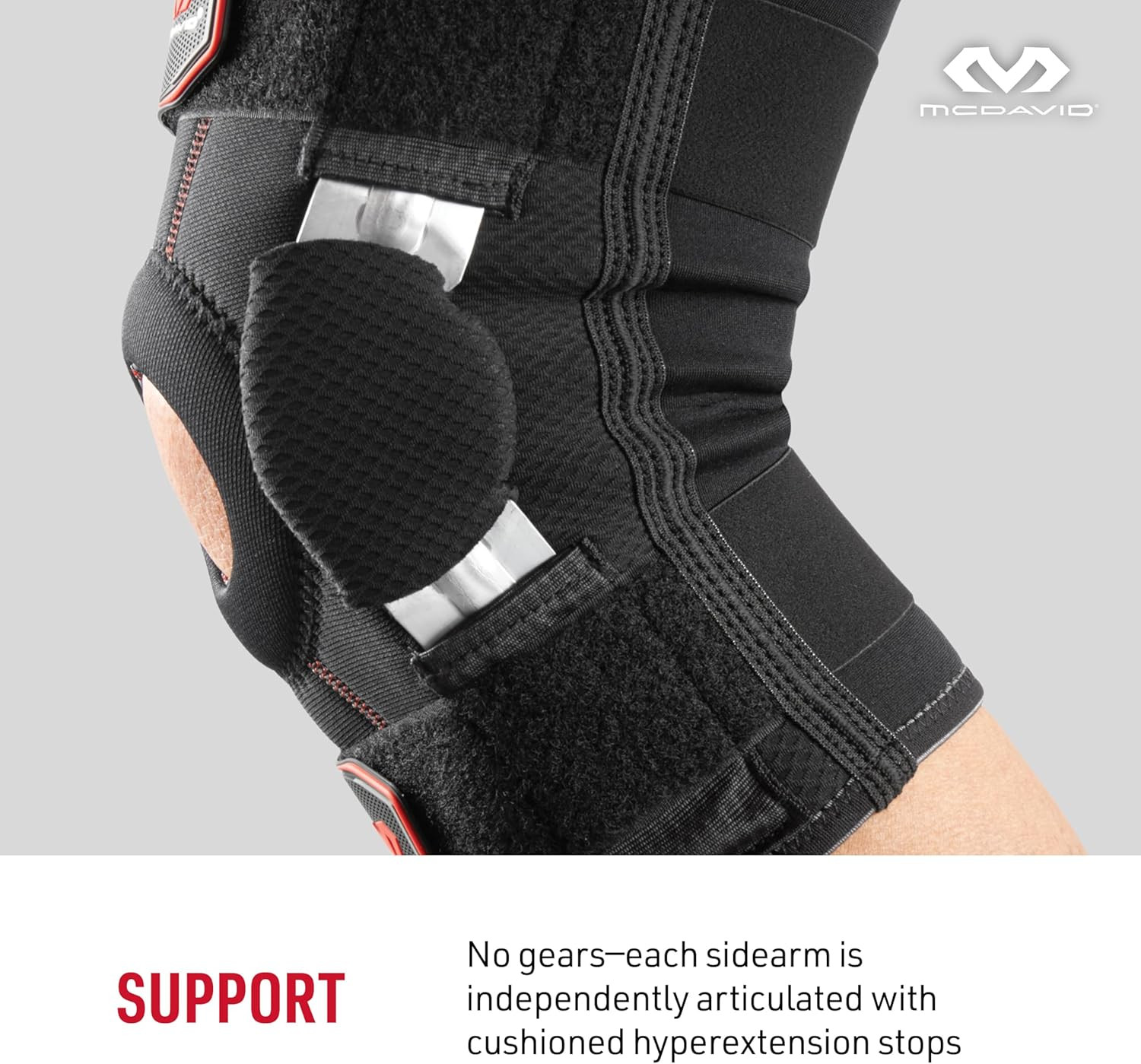 Knee Brace with Hinges for Maximum Support, Pain Relief & Recovery Aid