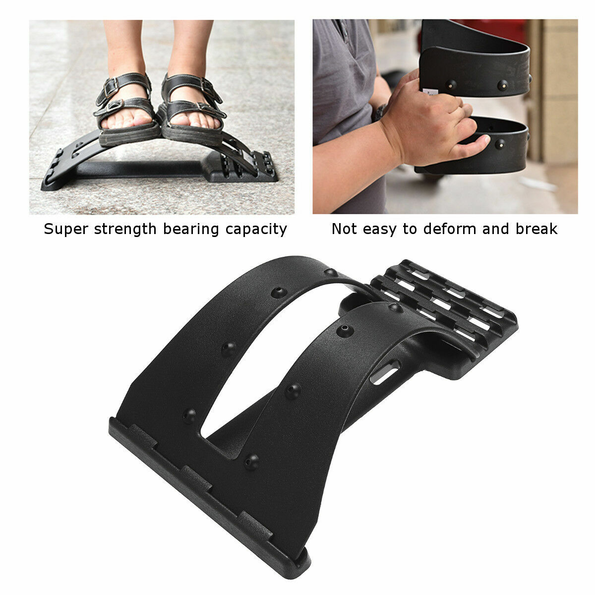 Back Muscle Stretcher Posture Corrector Lumbar Support Massage Tool Relaxing Kit