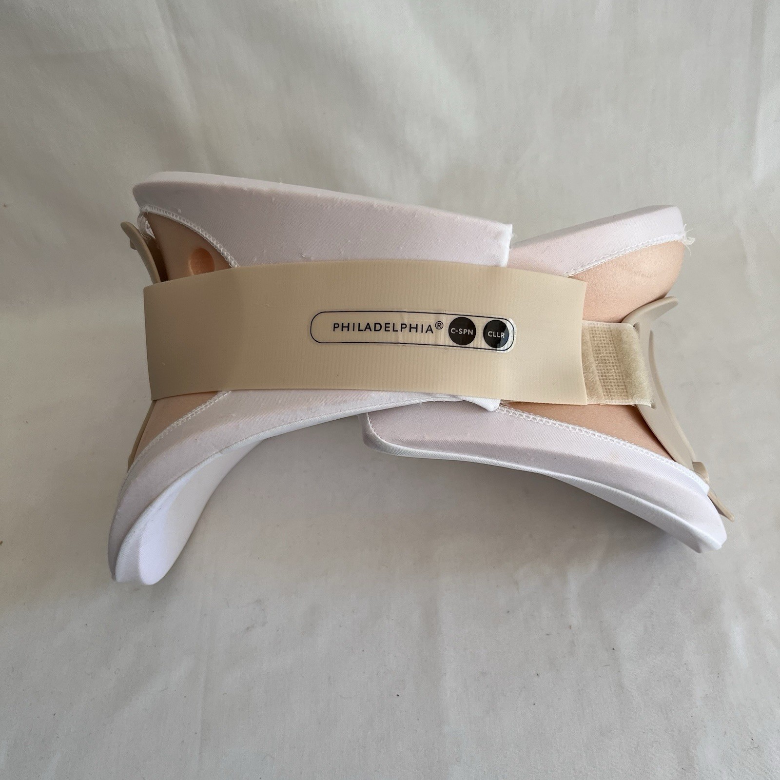 PHILADELPHIA® C-SPN CLLR Neck Collar New without Box Unused Beige White Cover