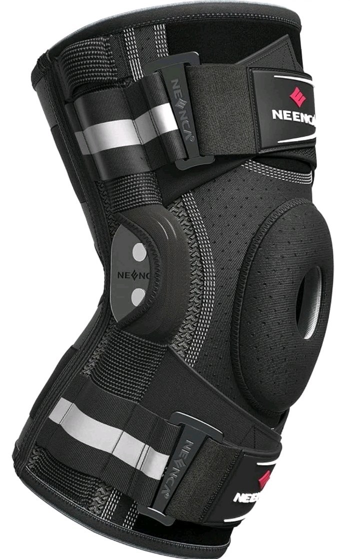 4-XL NEENCA Knee Brace, Hinged Knee Stabilizer Support Sleeve for Men, Women