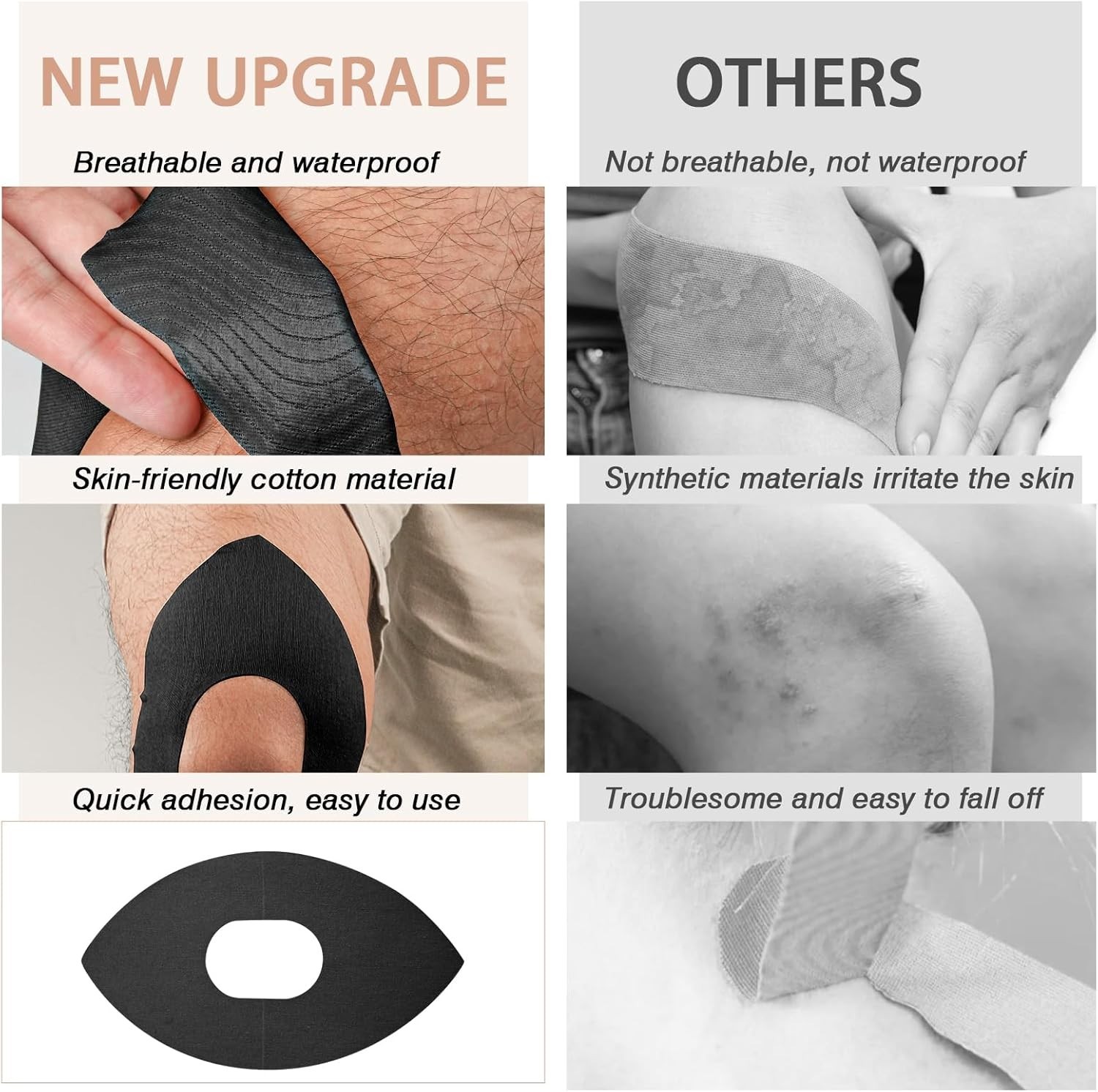 Precut Kinesiology Knee Tape 10 Pack Pain Relief Support Sports Therapy Tape