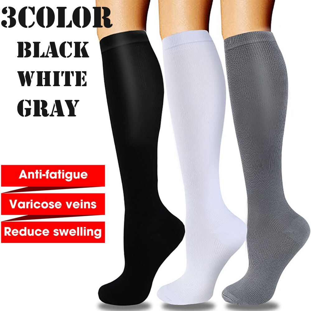 3x Ankle Brace Support Compression Socks Full Toe Plantar Fasciitis Pain Relief