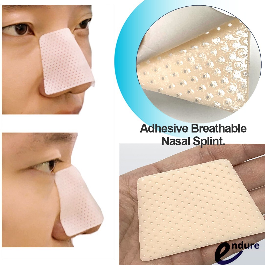 Thermoplastic Nasal Splints, Nose External Protector for Nose Brace Fracture, 5P