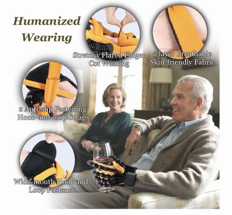 🇺🇸 Rehabilitation Robot Training Glove Electric Exerciser Right Hand Small
