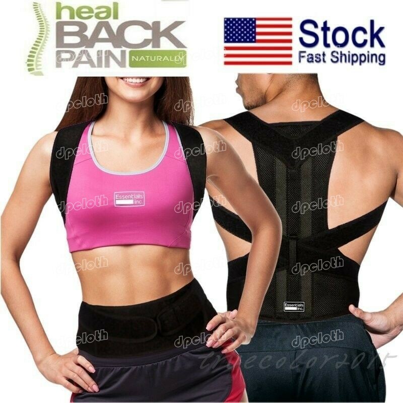 Women Medical Scoliosis Posture Corrector Spine Back Support Shoulder Brace Belt