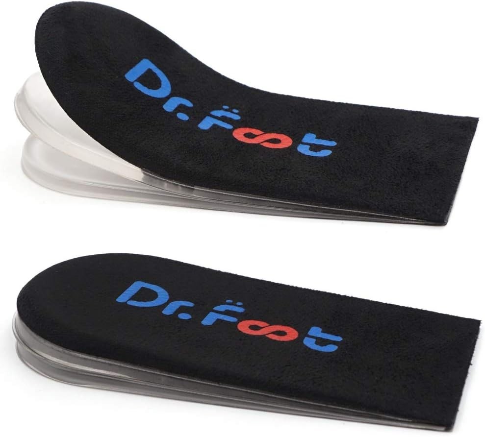 Washable Orthopedic Heel Lift Insoles for Men & Women – Pain Relief & Comfort