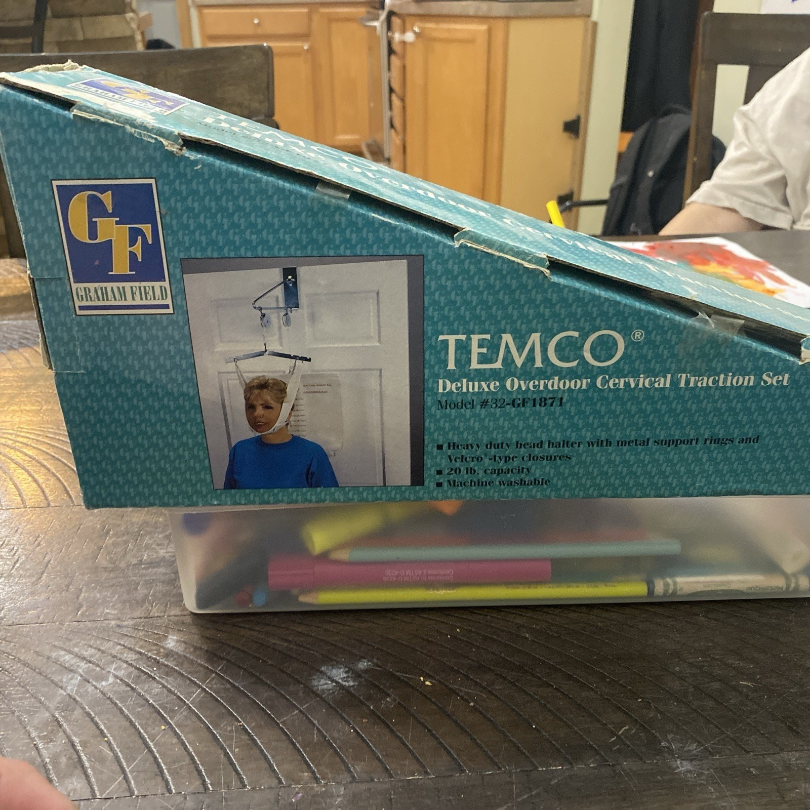 Graham Field Temco Overdoor Home Cervical Neck Traction Set Heavy Duty – NIB