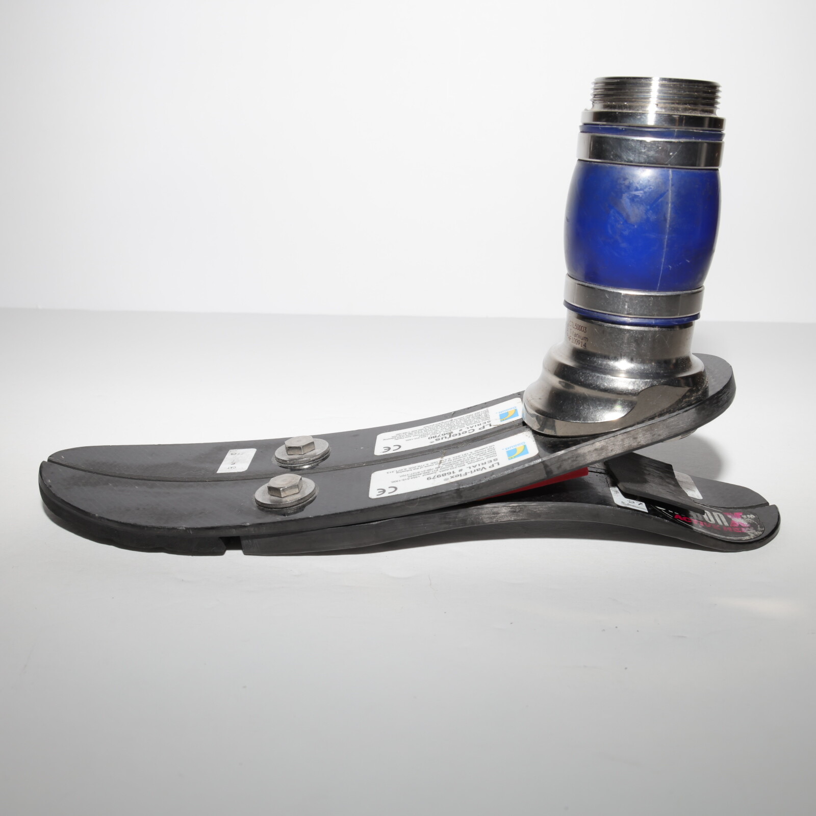 OSSUR LP VARI-FLEX CARBON X PROSTHETIC FOOT w CETERUS SHOCK PYLON Sz 27 / CAT 5L