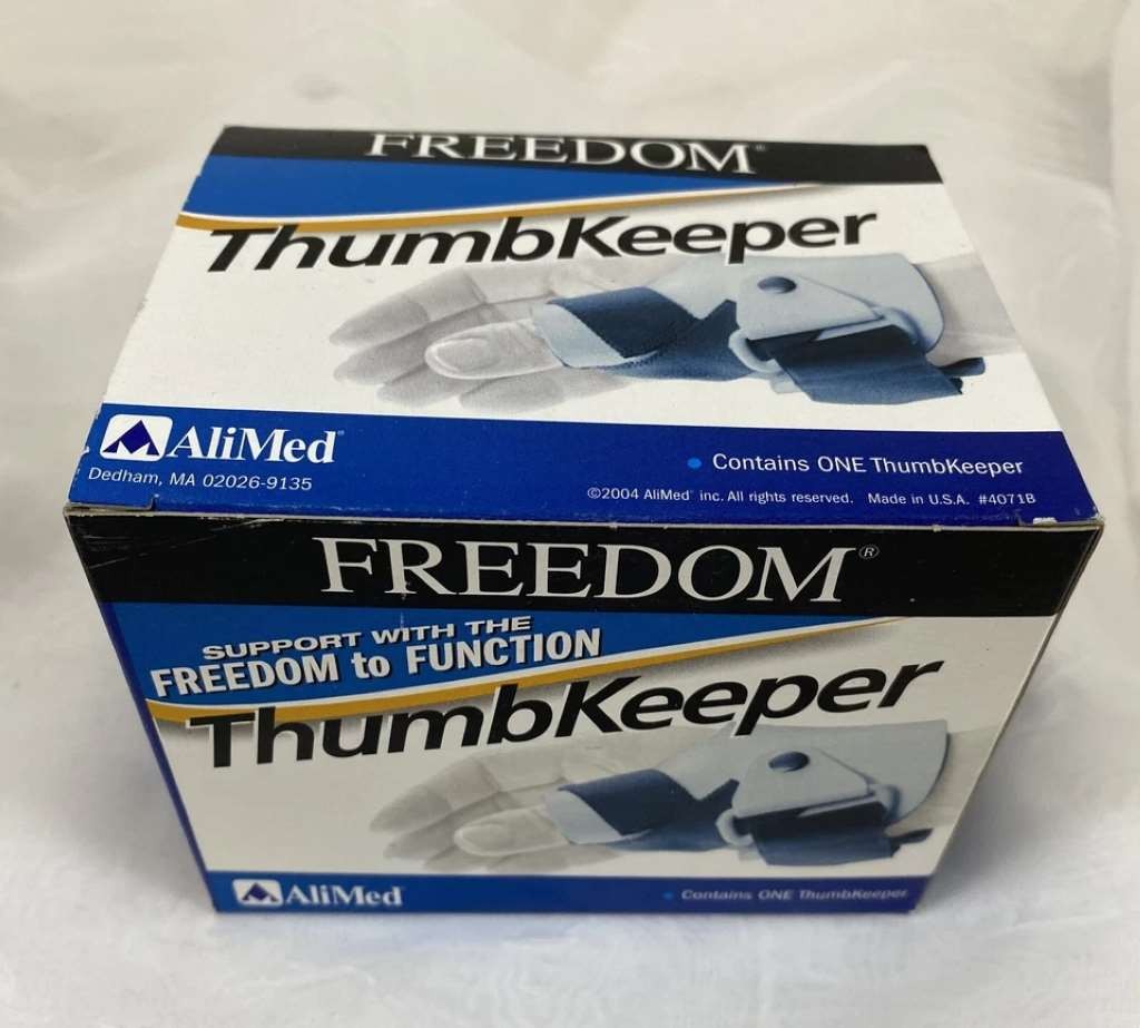 5106 Splint Freedom Thumbkeeper Foam Large Right White/Blue Part# 5106 by Alimed