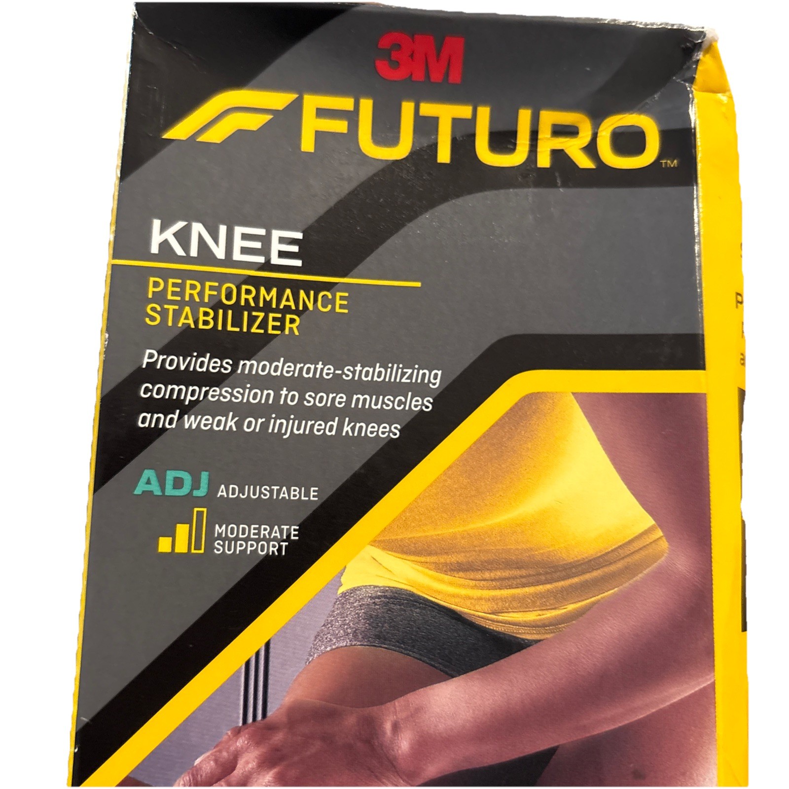 3M Futuro Knee Performance Stabilizer Brace Adjustable Moderate Support 13-17.5”
