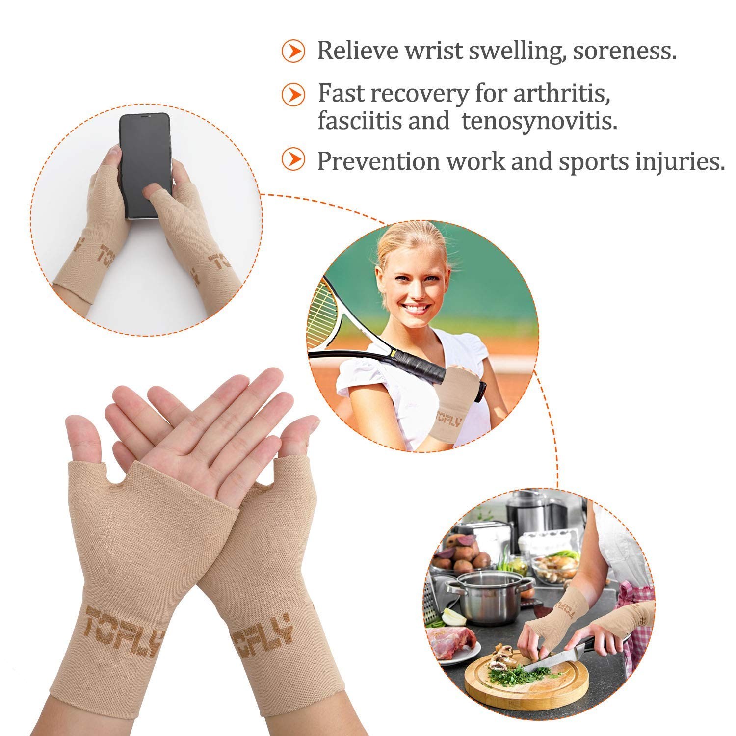 Thumb and Wrist Support for Joint Pain, Tendonitis, Sprain, Hand Instability,…