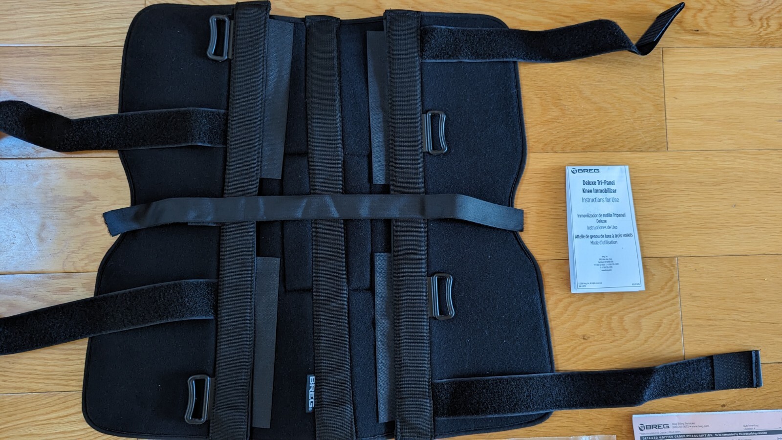 Breg Deluxe Tri-Panel Knee Immobilizer 18″ XL up to 36″ thigh Retails $75+ NEW