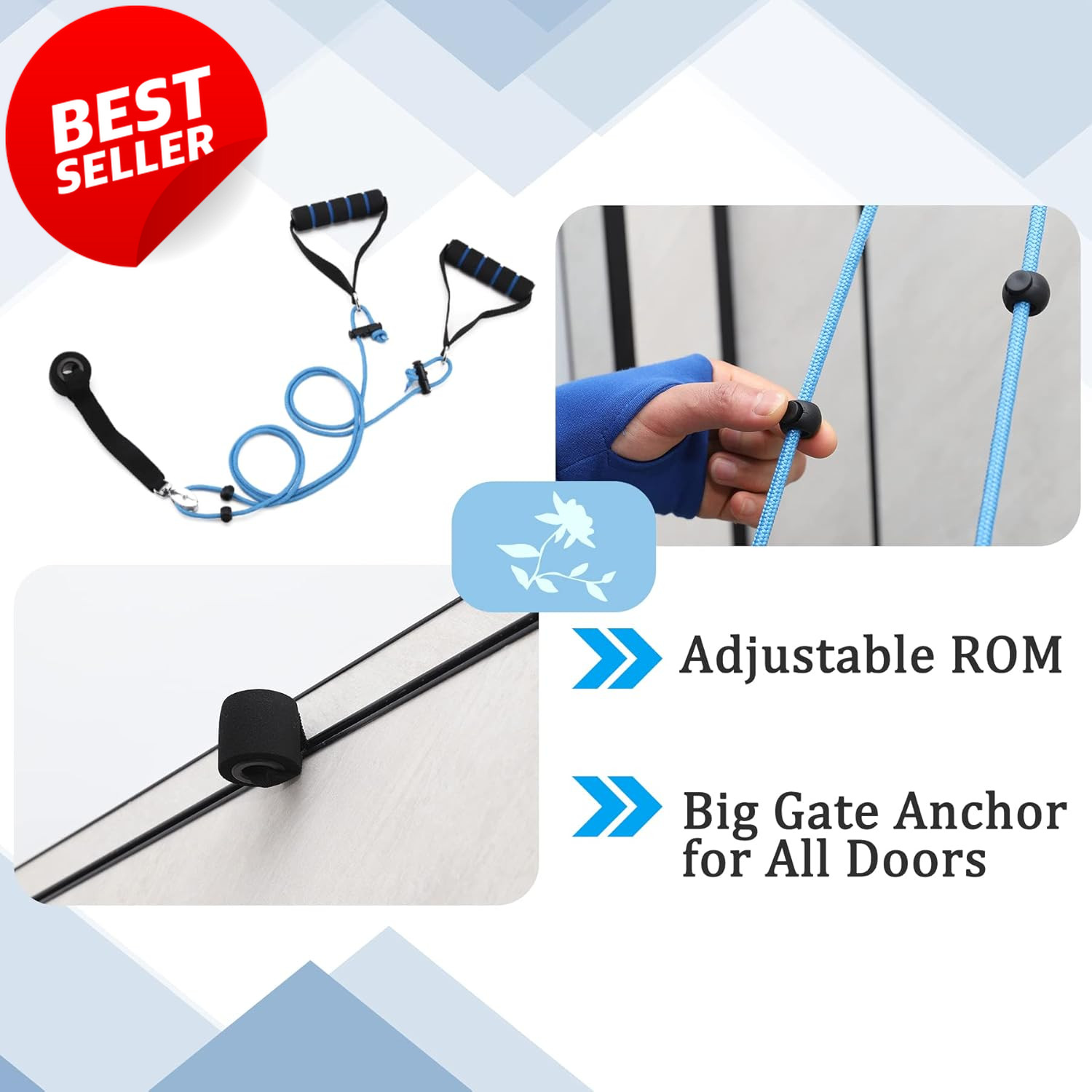 Over Door Shoulder Pulley for Physical Therapy & Surgery Recovery FSA HSA – US