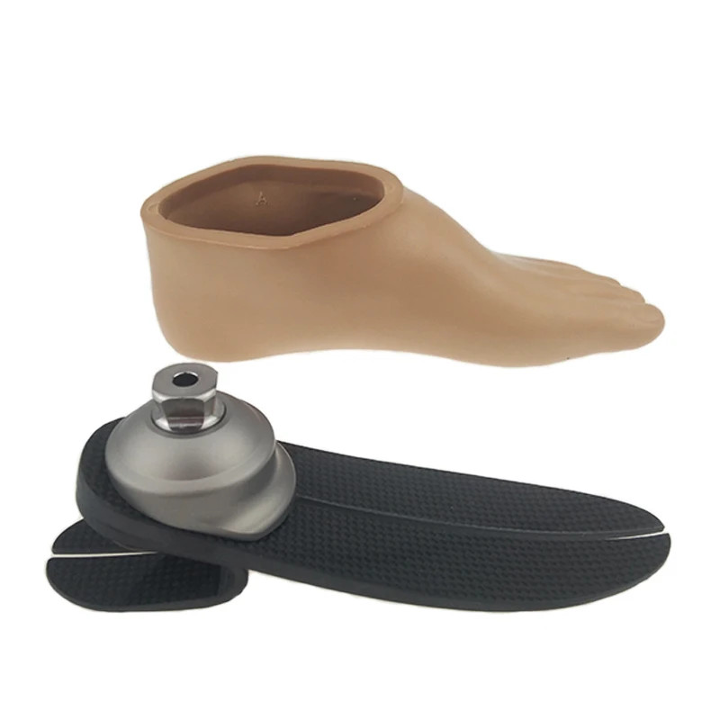Carbon Fiber Prosthetic Foot Low Ankle 22-27cm with Foot Shell & Sock