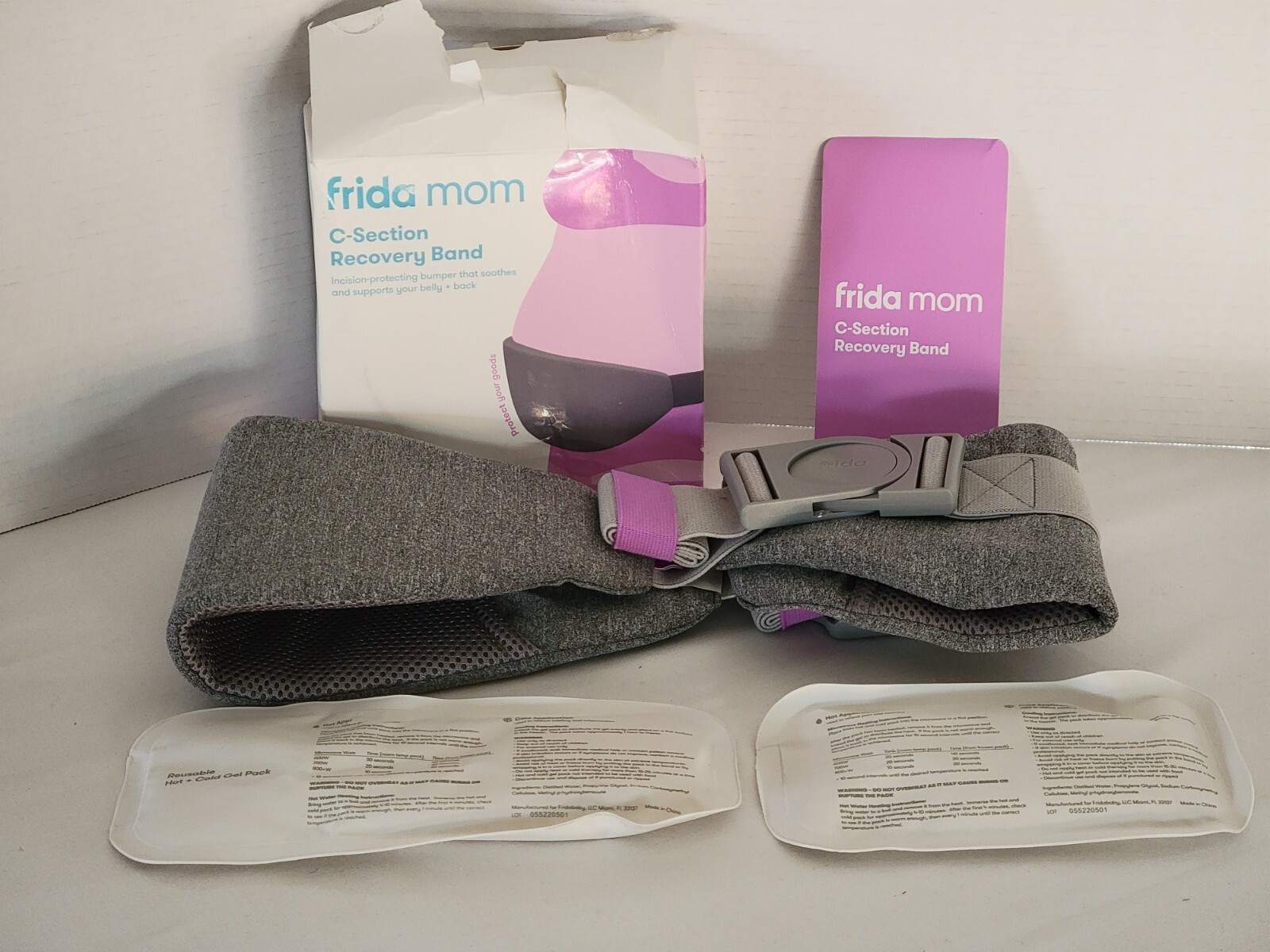 NEW FRIDA MOM C-SECTION RECOVERY BAND INCISION PROTECTION WITH HOT & COLD PACKS