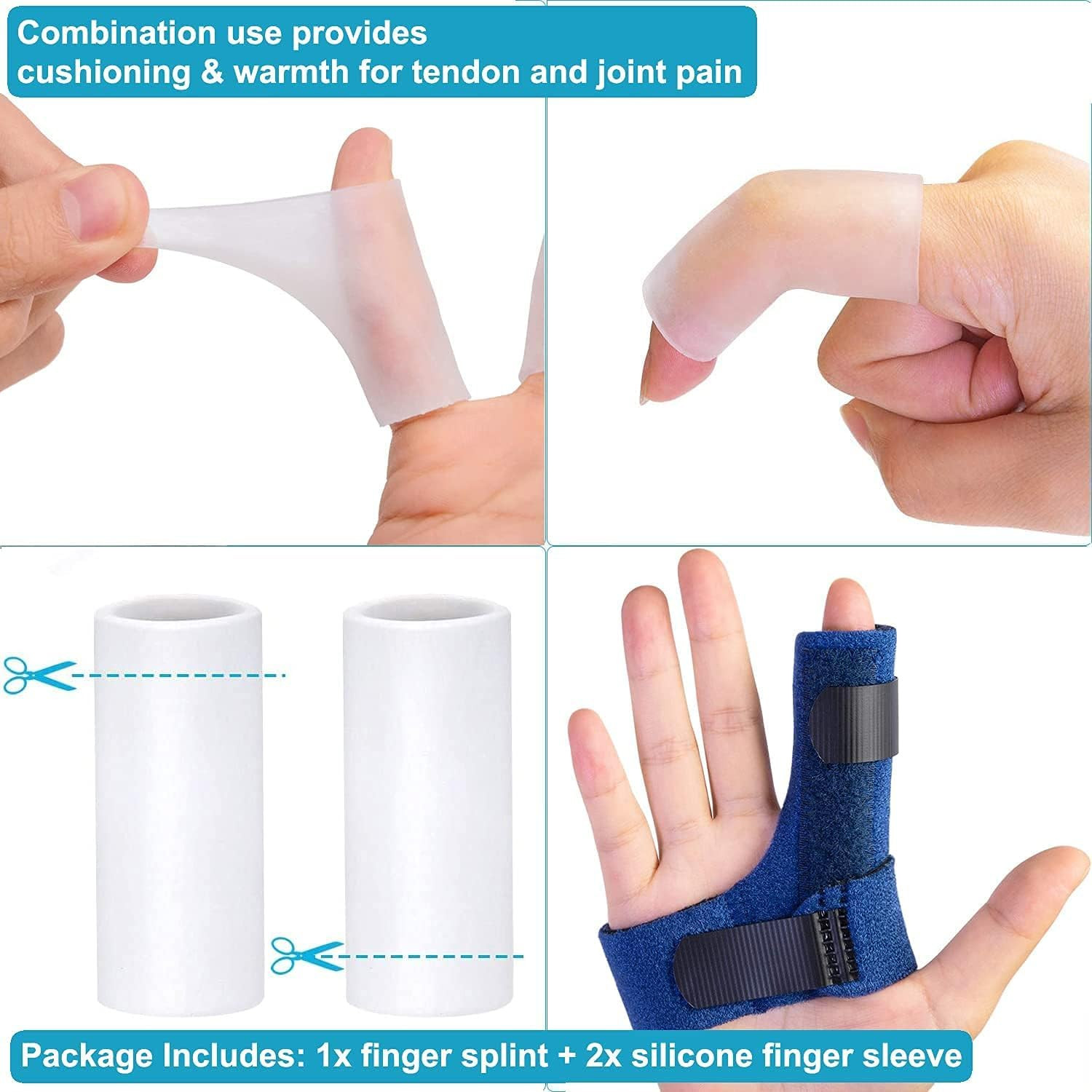 Finger Brace, Trigger Finger Splint for Index Middle Ring Pinky Finger Arthritis